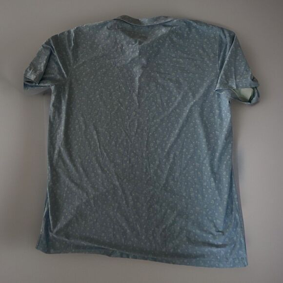 Peter Millar Summer Comfort Polo Light Blue Island Print Size XXL - Picture 2 of 7
